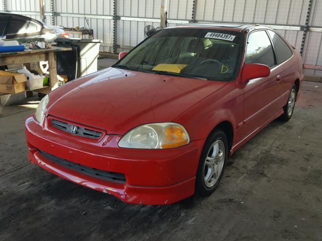 1HGEJ8241WL072173 - 1998 HONDA CIVIC EX RED photo 2