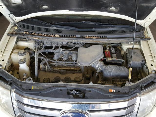 2FMDK39C17BA34432 - 2007 FORD EDGE SEL P CREAM photo 7