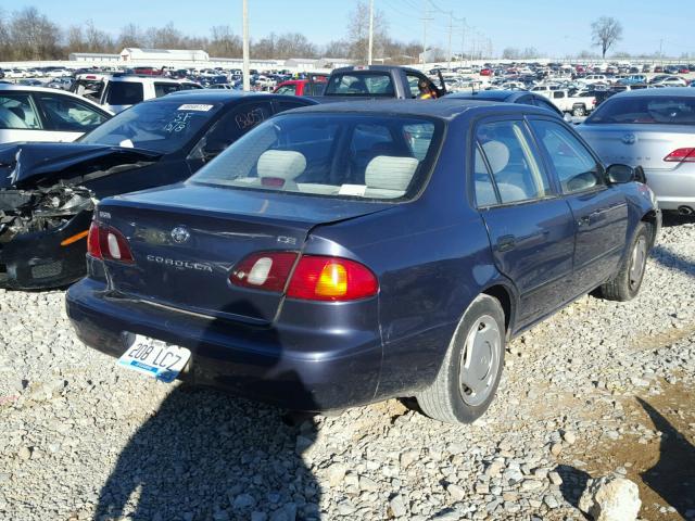 1NXBR12E0XZ273743 - 1999 TOYOTA COROLLA VE BLUE photo 4