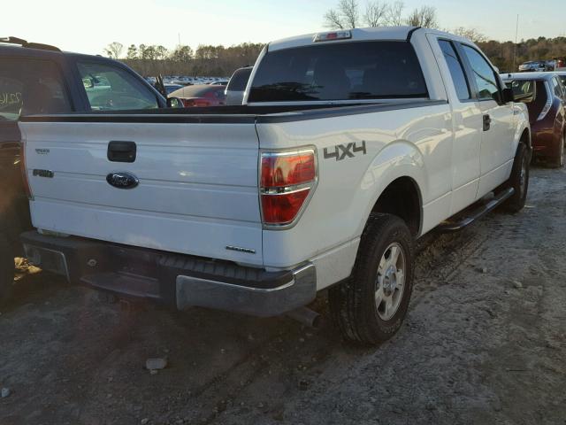 1FTFX1EF9CKE40378 - 2012 FORD F150 SUPER WHITE photo 4