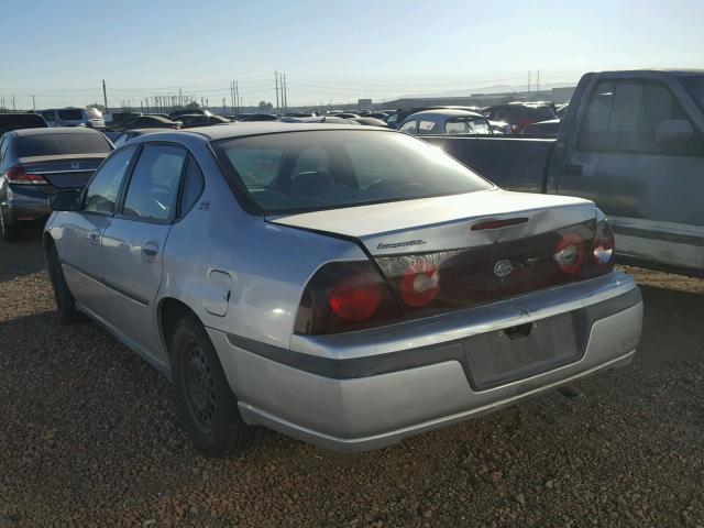 2G1WF52E049181510 - 2004 CHEVROLET IMPALA SILVER photo 3