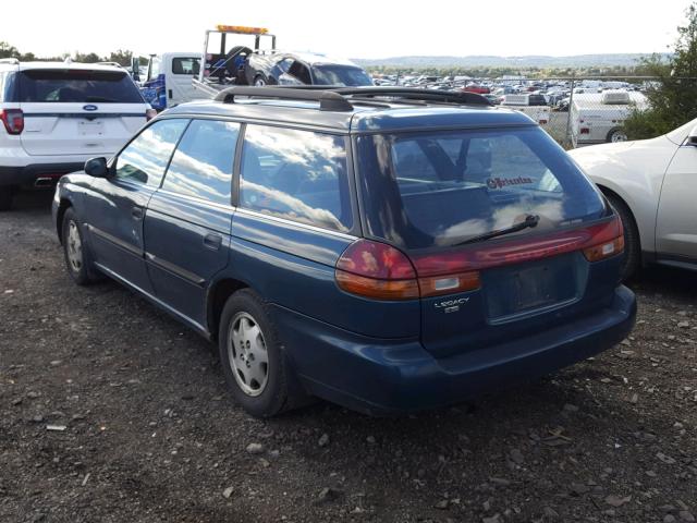 4S3BK6350S7311290 - 1995 SUBARU LEGACY L/O GREEN photo 3