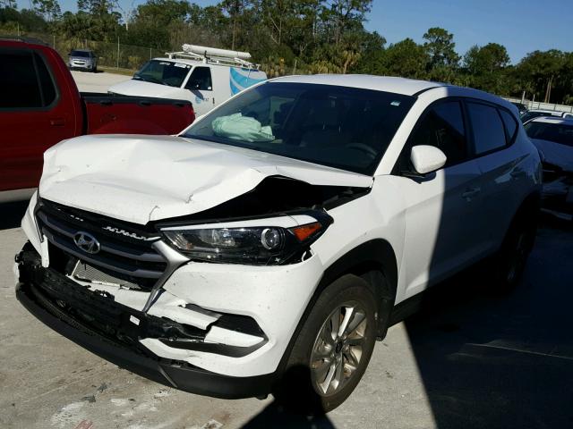 KM8J23A45HU451359 - 2017 HYUNDAI TUCSON SE WHITE photo 2