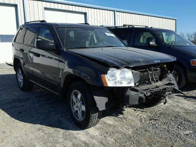 1J4GR48K75C578078 - 2005 JEEP GRAND CHER BLACK photo 1