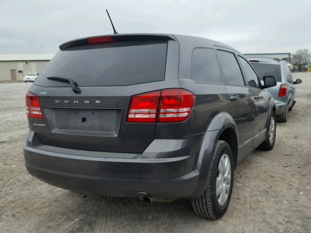 3C4PDCAB7FT641694 - 2015 DODGE JOURNEY SE GRAY photo 4