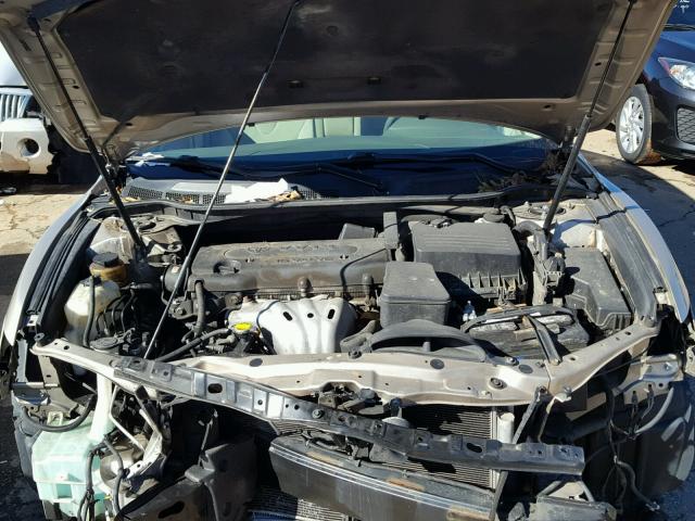 4T1BE46K27U179750 - 2007 TOYOTA CAMRY GOLD photo 7