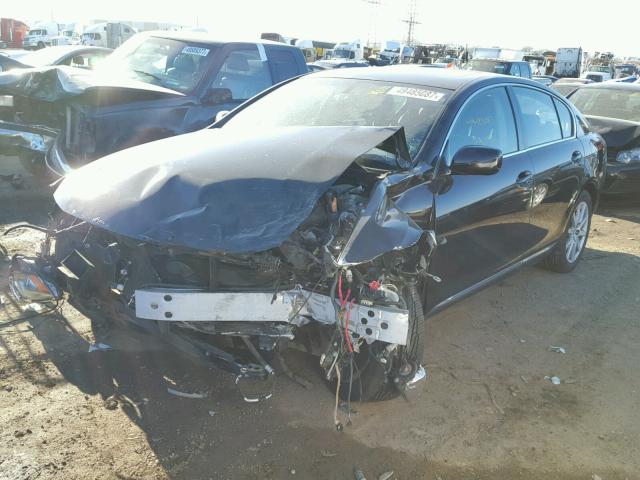 JTHCE96S770007936 - 2007 LEXUS GS 350 BLACK photo 2