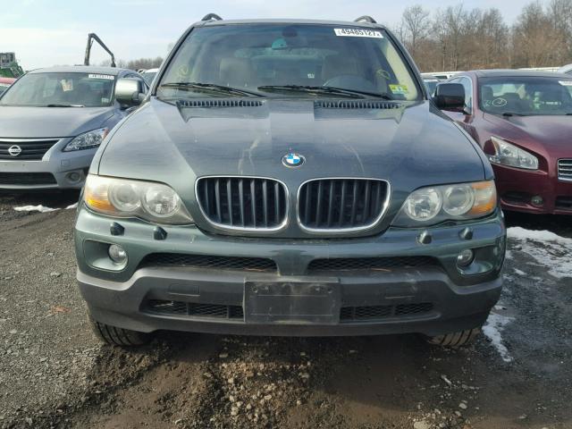 5UXFA13516LY28181 - 2006 BMW X5 3.0I GREEN photo 9