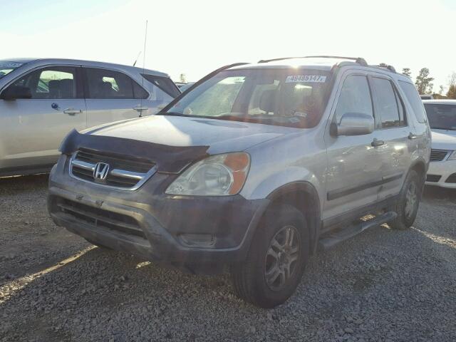 JHLRD788X2C066154 - 2002 HONDA CR-V EX SILVER photo 2