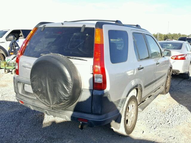 JHLRD788X2C066154 - 2002 HONDA CR-V EX SILVER photo 4