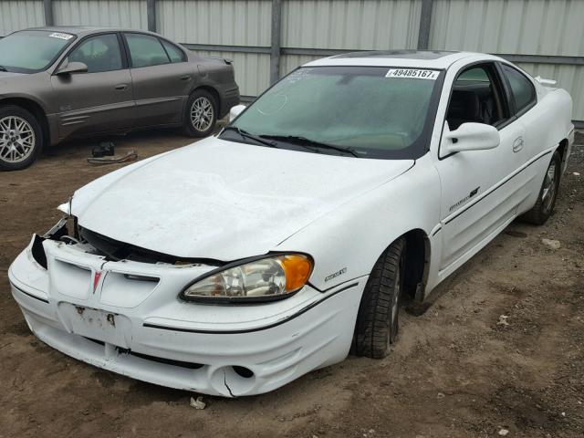 1G2NW12E02C193159 - 2002 PONTIAC GRAND AM G WHITE photo 2