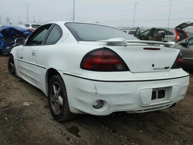 1G2NW12E02C193159 - 2002 PONTIAC GRAND AM G WHITE photo 3