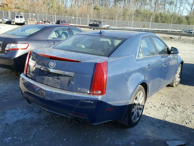 1G6DG577890137295 - 2009 CADILLAC CTS BLUE photo 4