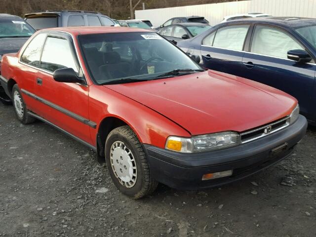 1HGCB7145MA037273 - 1991 HONDA ACCORD DX RED photo 1