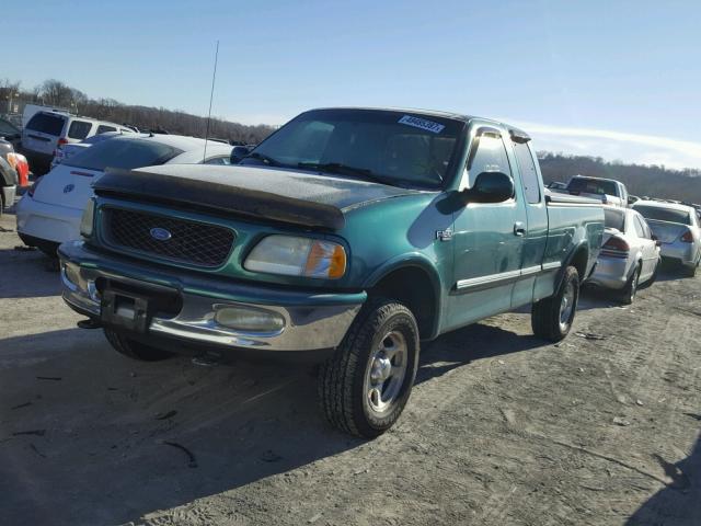 1FTDX1861VNA15970 - 1997 FORD F150 GREEN photo 2