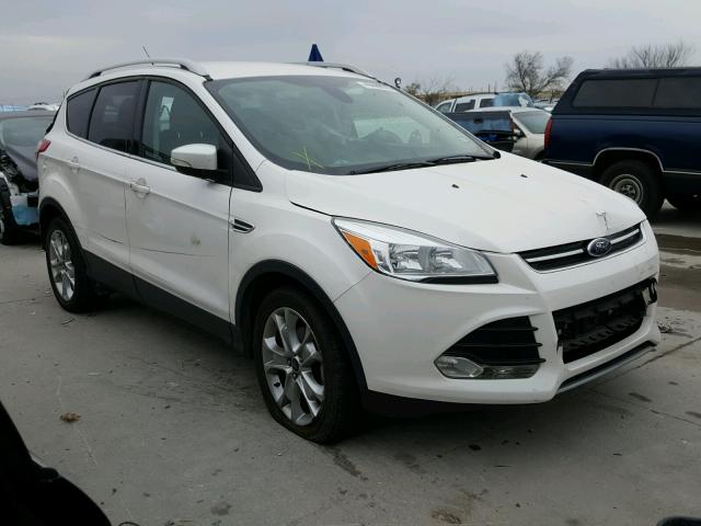 1FMCU0JX5EUB28646 - 2014 FORD ESCAPE TIT WHITE photo 1