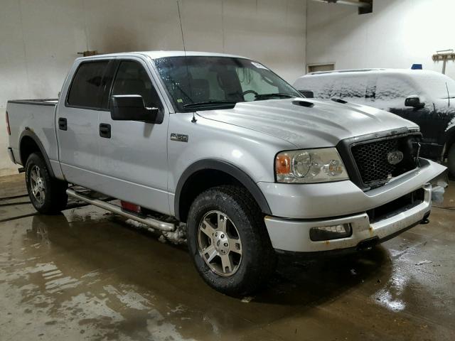 1FTPW14574KC86612 - 2004 FORD F150 SUPER SILVER photo 1