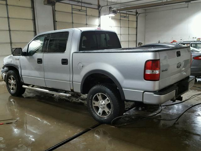 1FTPW14574KC86612 - 2004 FORD F150 SUPER SILVER photo 3