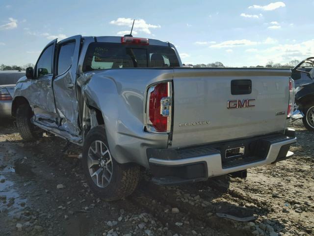 1GTP6CE10H1327701 - 2017 GMC CANYON SLE GRAY photo 3