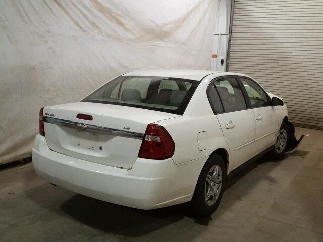 1G1ZS57FX7F263637 - 2007 CHEVROLET MALIBU LS თეთრი ფოტო 4