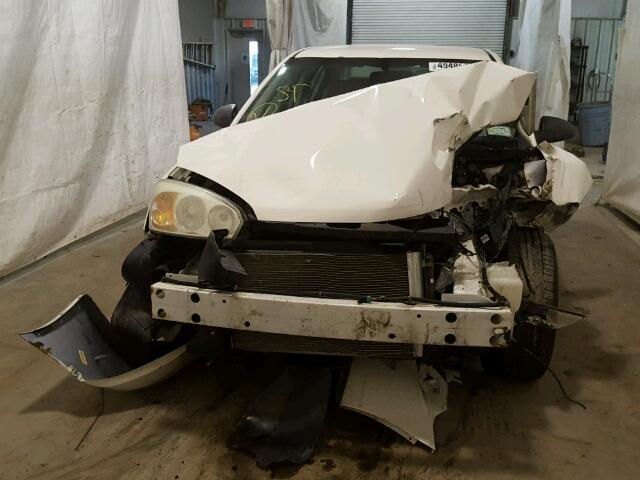 1G1ZS57FX7F263637 - 2007 CHEVROLET MALIBU LS თეთრი ფოტო 9