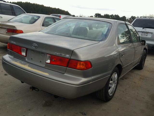 4T1BG22K81U098554 - 2001 TOYOTA CAMRY CE BROWN photo 4