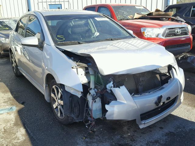 3N1AB6AP2CL702182 - 2012 NISSAN SENTRA 2.0 SILVER photo 1