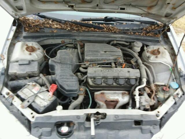 2HGES16484H545107 - 2004 HONDA CIVIC DX SILVER photo 7