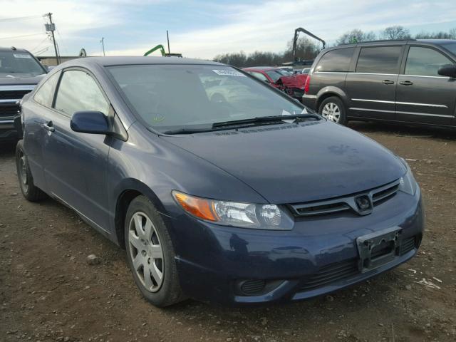 2HGFG12668H540880 - 2008 HONDA CIVIC LX BLUE photo 1