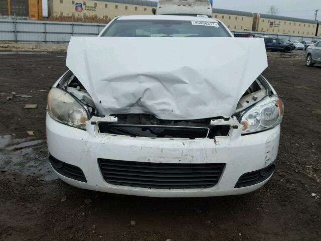 2G1WG5EK5B1268555 - 2011 CHEVROLET IMPALA LT WHITE photo 9