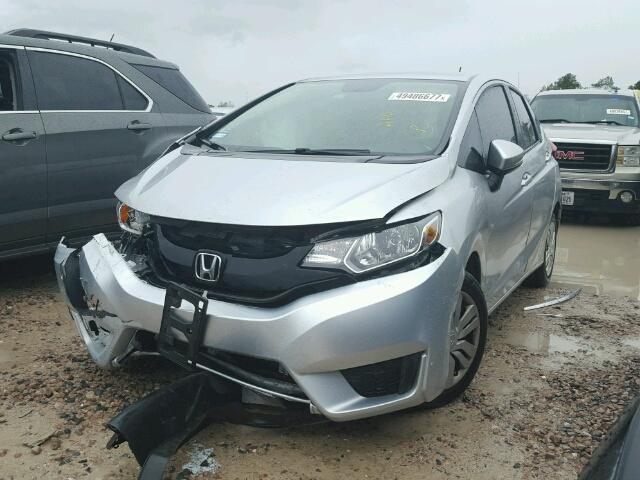 JHMGK5H50GX029066 - 2016 HONDA FIT LX SILVER photo 2