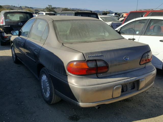 1G1ND52J52M685453 - 2002 CHEVROLET MALIBU BROWN photo 3