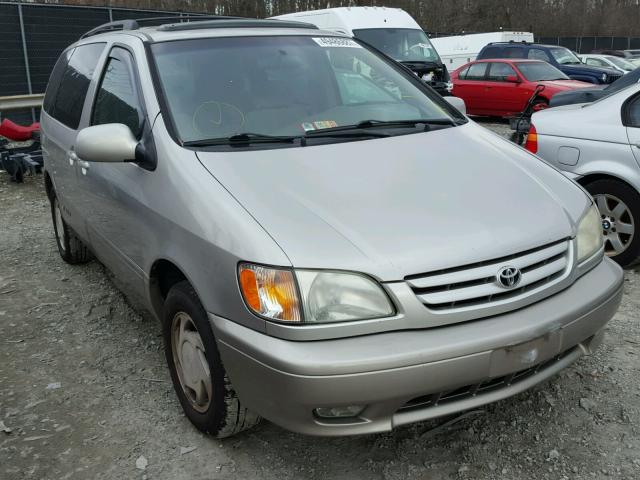 4T3ZF13C32U446997 - 2002 TOYOTA SIENNA LE GRAY photo 1