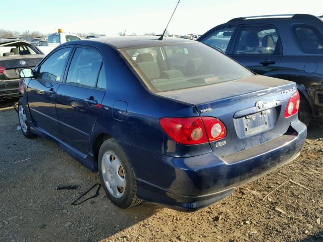 1NXBR32E46Z586742 - 2006 TOYOTA COROLLA CE BLUE photo 3