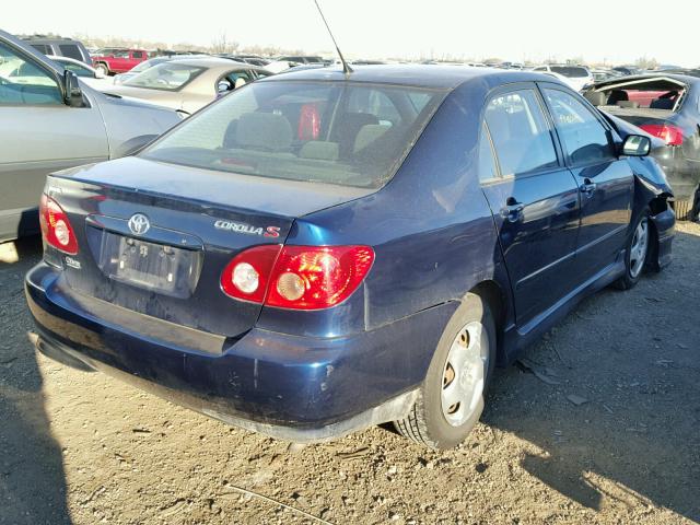 1NXBR32E46Z586742 - 2006 TOYOTA COROLLA CE BLUE photo 4