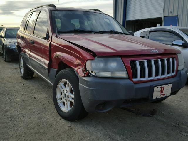 1J4GW48SX4C283211 - 2004 JEEP GRAND CHER RED photo 1