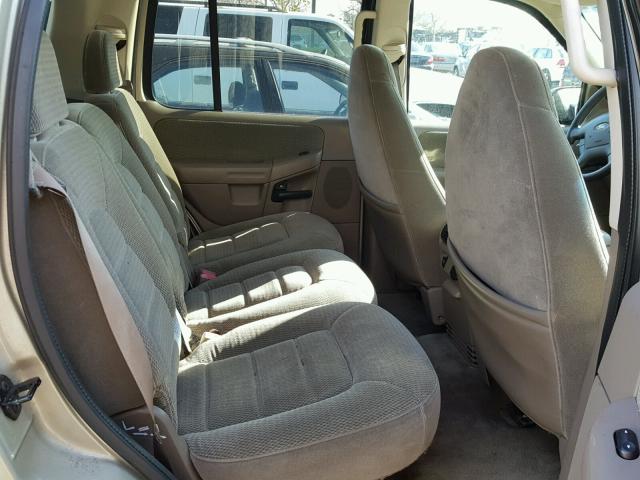 1FMZU73E52ZC00135 - 2002 FORD EXPLORER X TAN photo 6
