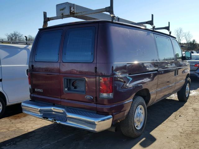 1FTNE24LX4HA72533 - 2004 FORD ECONOLINE RED photo 4