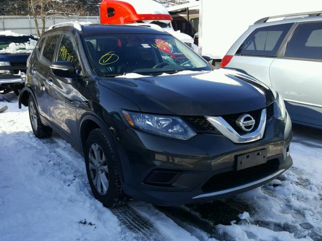 5N1AT2MVXEC816406 - 2014 NISSAN ROGUE S GREEN photo 1