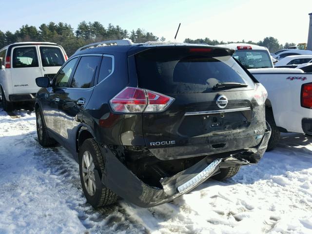 5N1AT2MVXEC816406 - 2014 NISSAN ROGUE S GREEN photo 3