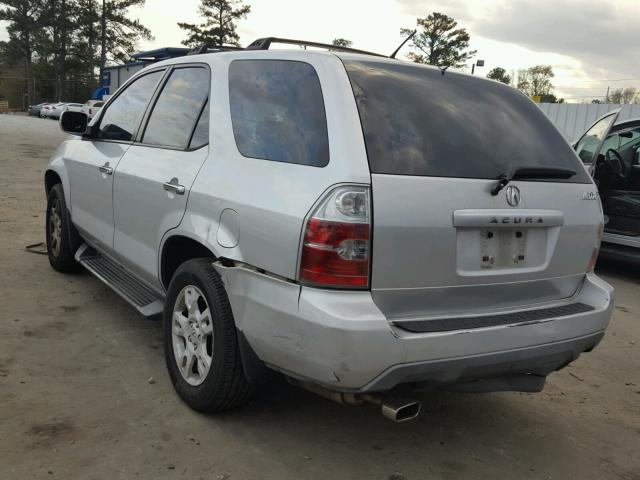 2HNYD18644H539934 - 2004 ACURA MDX TOURIN SILVER photo 3