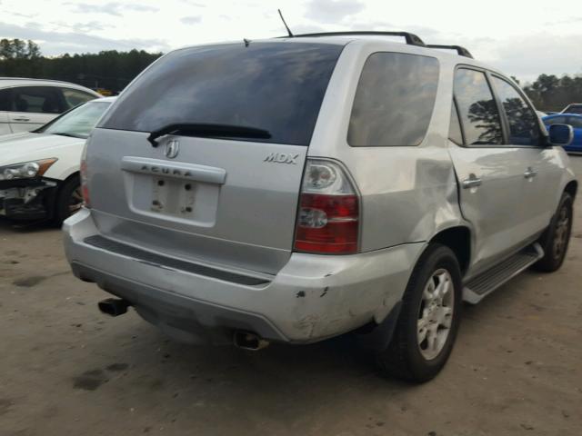 2HNYD18644H539934 - 2004 ACURA MDX TOURIN SILVER photo 4