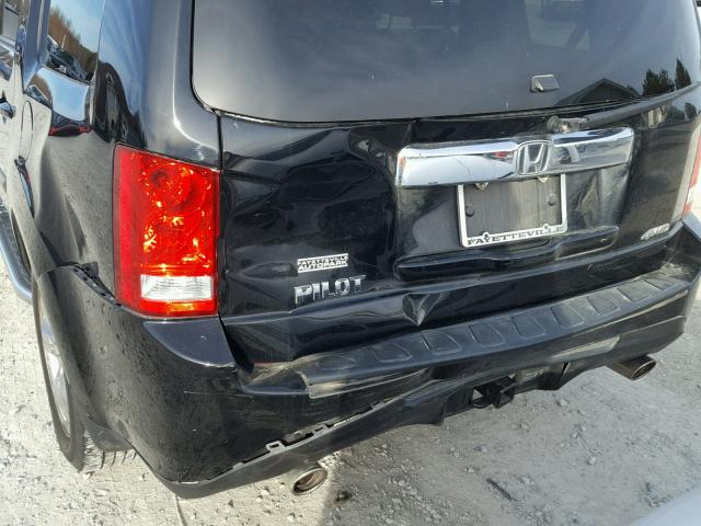 5FNYF4H62FB044867 - 2015 HONDA PILOT EXL BLACK photo 9