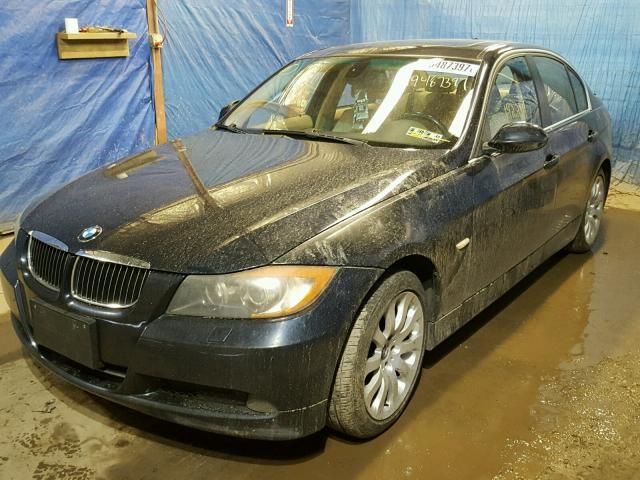 WBAVD33596KV61455 - 2006 BMW 330 XI BLUE photo 2