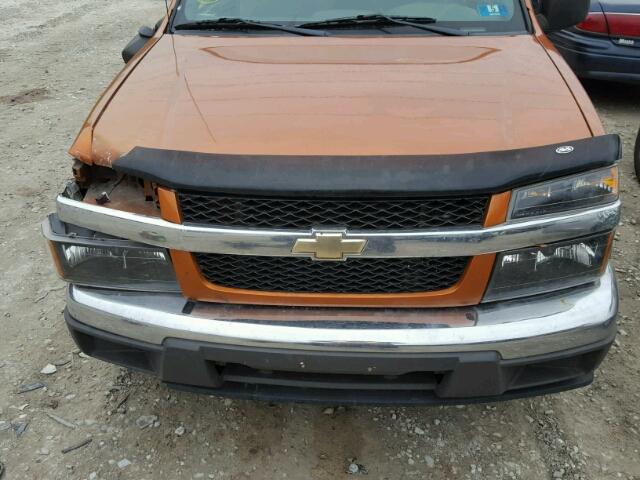 1GCDT136358116736 - 2005 CHEVROLET COLORADO ORANGE photo 7