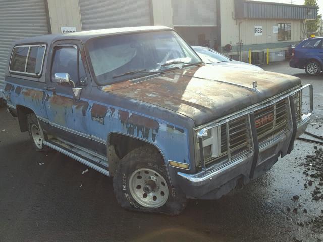 1GKEV18K0HF526483 - 1987 GMC JIMMY V15 SILVER photo 1