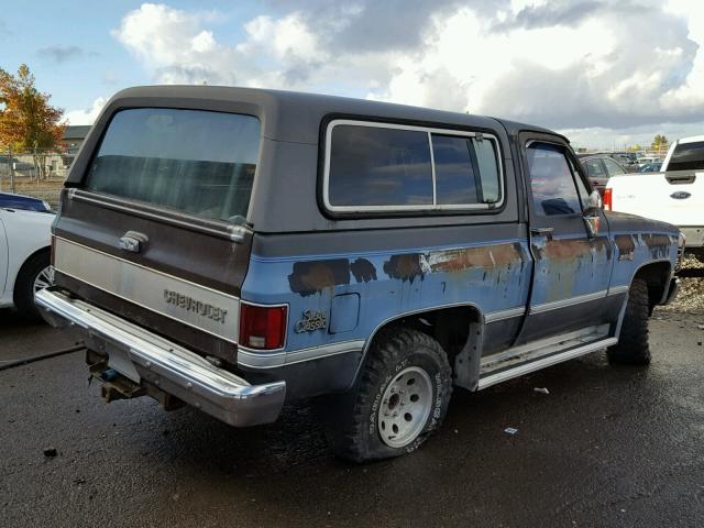 1GKEV18K0HF526483 - 1987 GMC JIMMY V15 SILVER photo 4