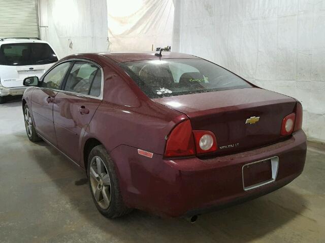 1G1ZD5E17BF328728 - 2011 CHEVROLET MALIBU 2LT RED photo 3