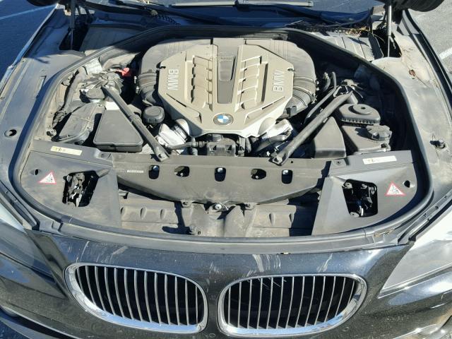 WBAKB83509CY61275 - 2009 BMW 750 LI BLACK photo 7