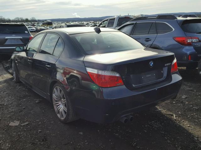 WBANW5C58ACT56430 - 2010 BMW 550 I BLACK photo 3